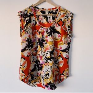 J.Crew Factory Floral Print Top